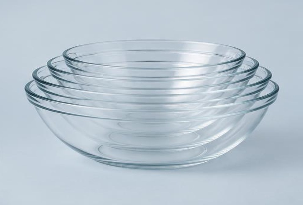 Conjunto de tigelas de vidro